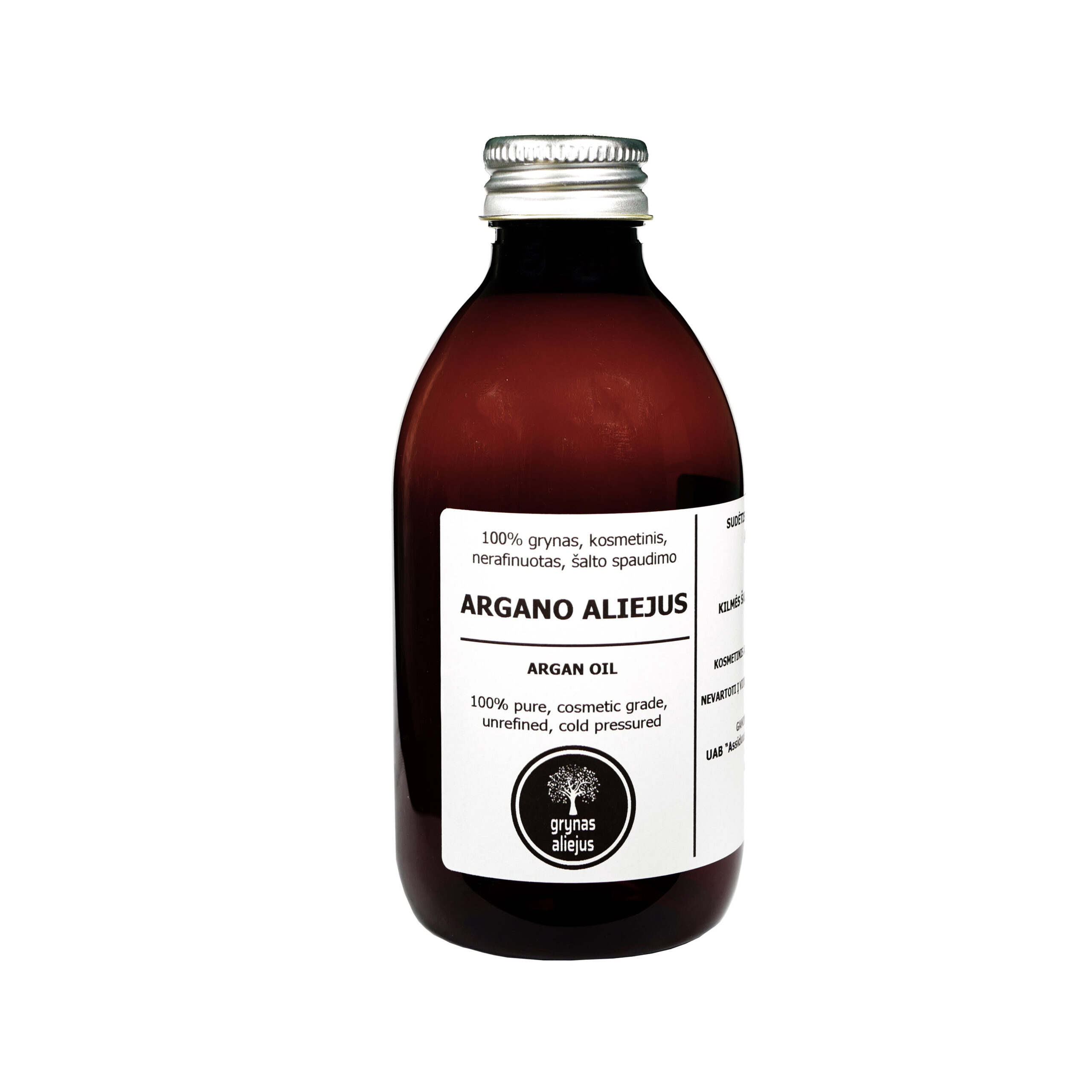 Arganų grynas šalto spaudimo aliejus