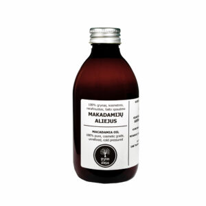 Makadamijų grynas šalto spaudimo aliejus