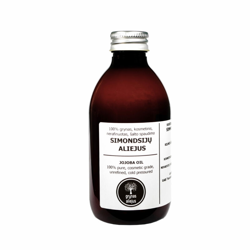 Simondsijų (jojoba) grynas šalto spaudimo aliejus